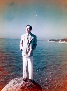 Uncle Tommy at Ditch Plains in Montauk.