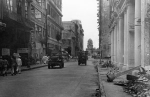 DOWNTOWN MANILA After Lt. Al kicked those Japs the hell out of there.