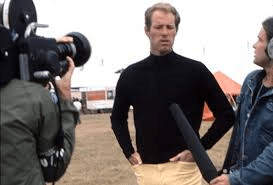 Bill and Gil interviewing Tom Weiskopf.