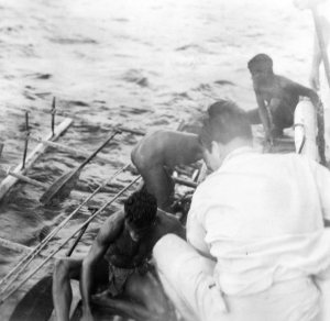 Lt. Al buys pornographic wood carvings from naked cannibals.