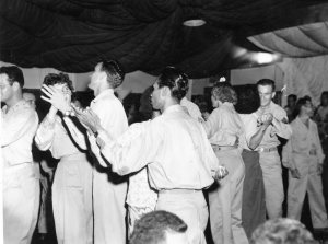 USO Dance in Manila Philippines. That's Lt. Al on the far left.
