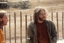 Mike Forhan and Bill Markle along the fairway at Troon