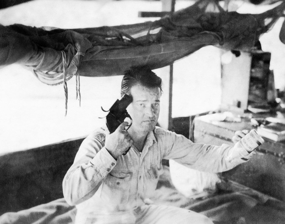 OUT OF BEER, Lt. Al explores the alternatives.