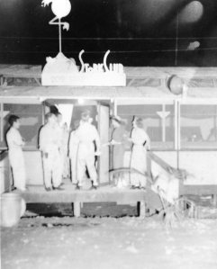 THE STORK CLUB - Lt. Al and his pals enjoy the tropical night life. Papua New Guinea