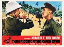 Alec Guiness and Sessue Hayakawa in David Lean's classic BRIDGE ON THE RIVER KWAI